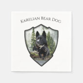 Karelian Beer Dog Servet (Voorkant)