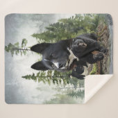 Karelian Beer Dog Sherpa Deken (Voorkant (horizontaal))