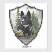 Karelian Beer Dog Sticker (Vel)