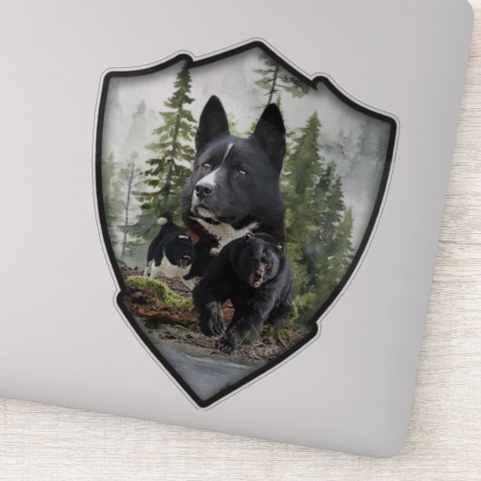 Karelian Beer Dog Sticker (Detail)