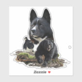 Karelian Beer Dog Sticker (Vel)
