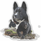 Karelian Beer Dog Sticker (Voorkant)