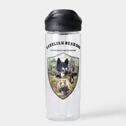Karelian Beer Dog Waterfles (Achterkant)