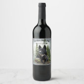 Karelian Beer Dog Wijn Etiket (Voorkant)