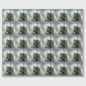 Karelische berenhond     cadeaupapier (Vlak)