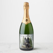 Karelische berenhond     sparkling wijnetiket (Voorkant)