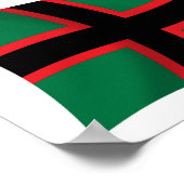 Karelische Vlag Poster Print (Hoek)