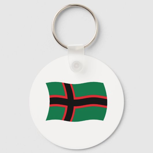 Karelische Vlag Sleutelhanger (Voorkant)