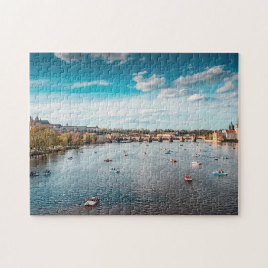 Karelsbrug, Praag, Tsjechië Legpuzzel (Horizontaal)
