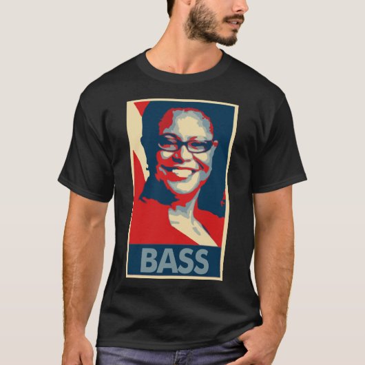 Karen Bass Poster Political Parody T-shirt (Voorkant)
