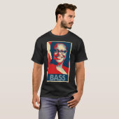 Karen Bass Poster Political Parody T-shirt (Voorkant volledig)