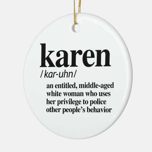 Karen Definitie Keramisch Ornament (Links)