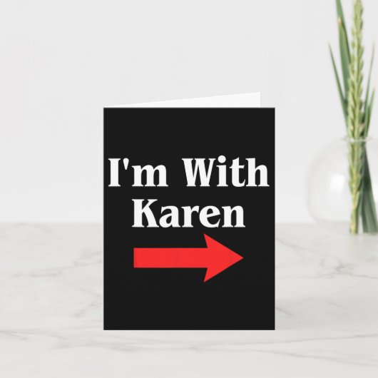 Karen Halloween Costume Kaart (Voorkant)