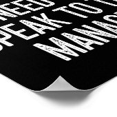 Karen Halloween kostuum spreken met de manager Fun Poster (Hoek)
