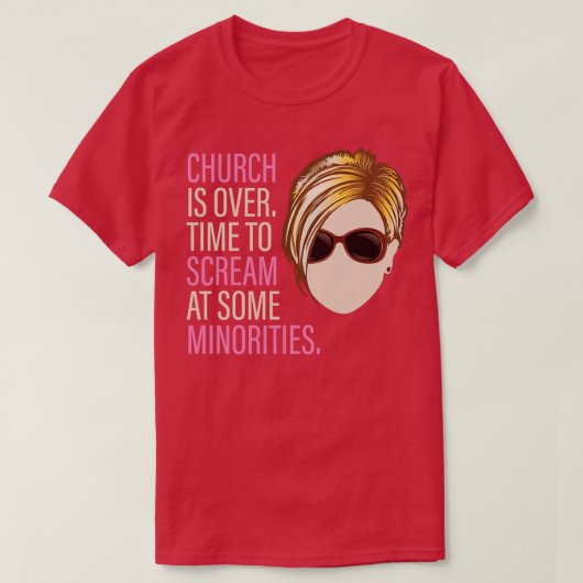 Karen Kerk is over tijd om bij Minderheden te kome T-shirt (Design voorkant)