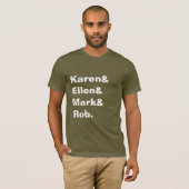 Karen&Mark&Rob Mannen T-shirt (Voorkant volledig)