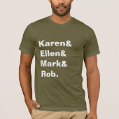 Karen&Mark&Rob Mannen T-shirt (Voorkant)