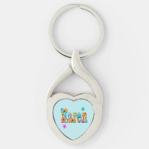Karen Naam Met Bloemen, Sleutelhanger