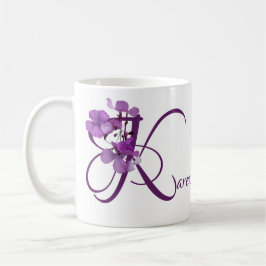  Karen naam paarse bloemen bloemenpracht Koffiemok