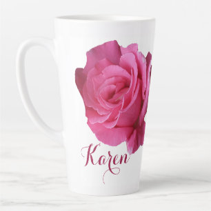 Karen naam roze rozenbloemen boho Latte Mok