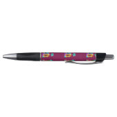 Karen Name Logo Met bloesems, Black Ink Pen (Bodem)