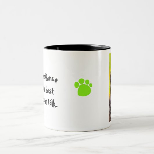 Karen Reed's Maggie Tweekleurige Koffiemok (Center)