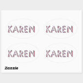 Karen sticker naam (Vel)