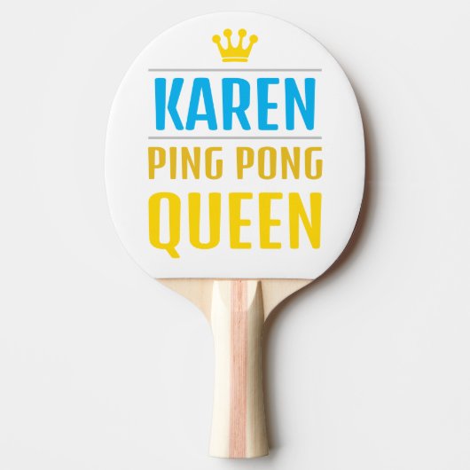 Karen Tafeltennisbatje (Voorkant)