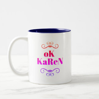 Karen Tweekleurige Koffiemok