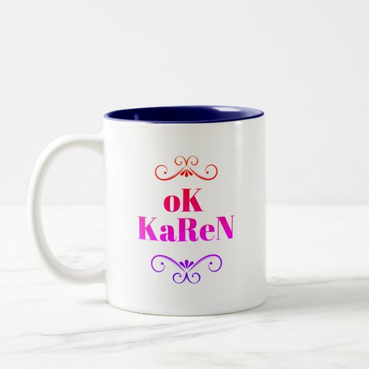 Karen Tweekleurige Koffiemok (Links)