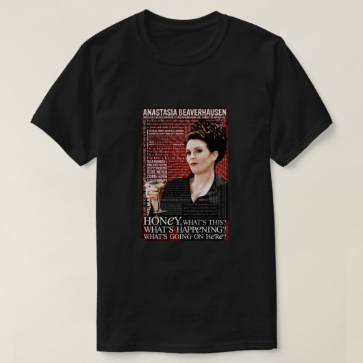 Karen Walker. Will Grace. Campy. Gay. Sleep Relaxe T-shirt (Design voorkant)