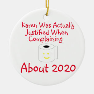Karen was eigenlijk gerechtvaardigd toen ze klaagd keramisch ornament