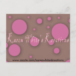 Karen Whites Kreations Briefkaart
