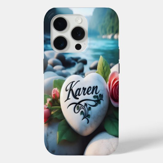Karen's Heart Stone bij de rivier Case-Mate iPhone Case (Achterkant)