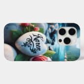Karen's Heart Stone bij de rivier Case-Mate iPhone Case (Achterkant (horizontaal))