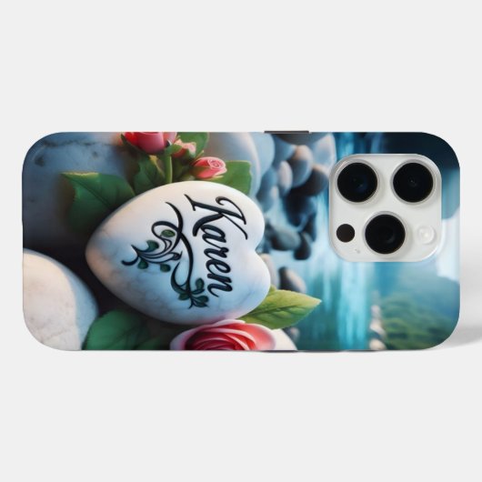 Karen's Heart Stone bij de rivier Case-Mate iPhone Case (Achterkant (horizontaal))