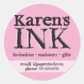 Karen's Ink sticker (Voorkant)