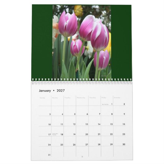 Karen's kalender.  2011 kalender (Jan 2027)