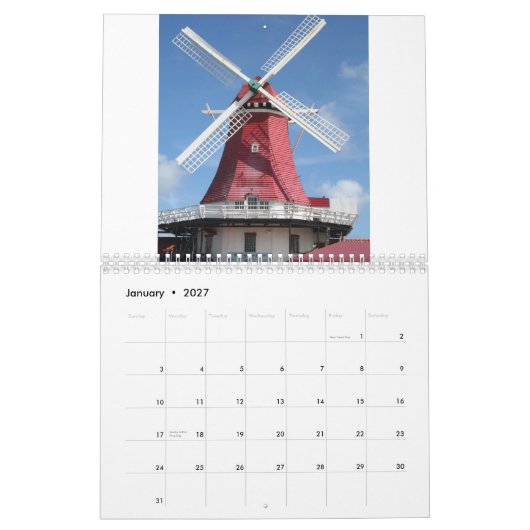 Karen's kalender, maart kalender (Jan 2027)