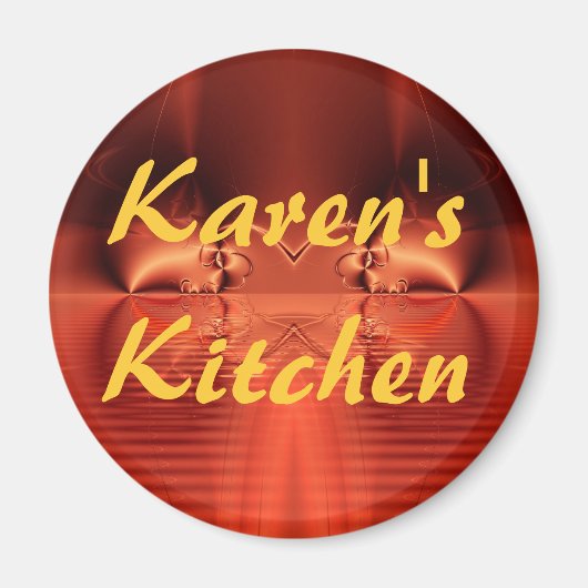 Karen's Kitchen Magnet (Voorkant)