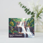 Karera-watervallen Burundi Briefkaart (Staand voorkant)