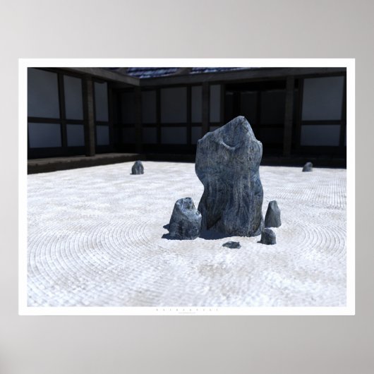 Karesansui Poster (Voorkant)