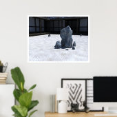 Karesansui Poster (Thuiskantoor)