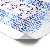 Karev Yom (bijna een dag tekenen) Poster (Hoek)