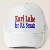 Kari Lake voor de Amerikaanse Senaat Trucker Pet (Voorkant)
