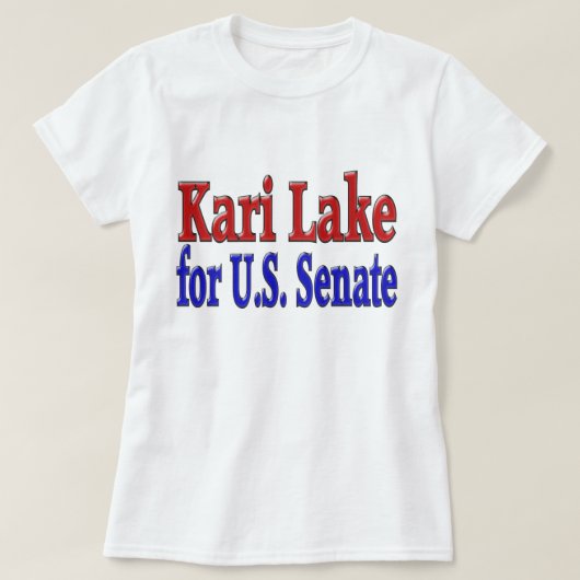 Kari Lake voor Senaat T-shirt (Design voorkant)