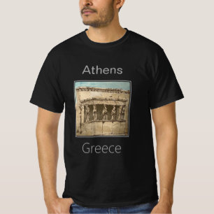 Kariatiden van het Erechtheion, Athene, Griekenlan T-shirt