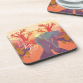Kariba Wildlife Corridor Beverage Coaster Bier Onderzetter (Linkerzijde)