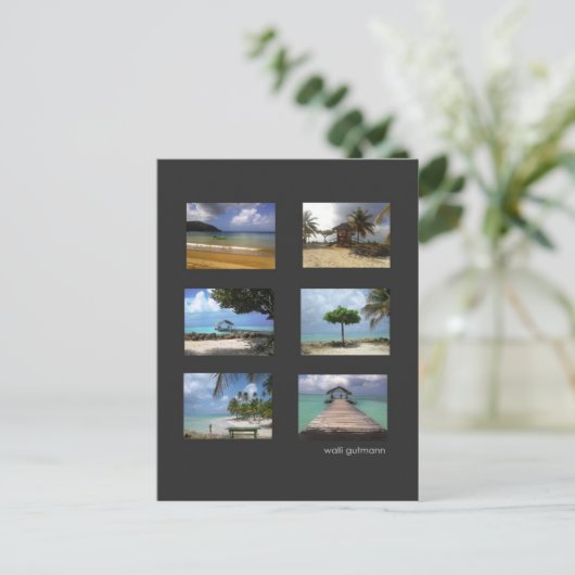 Karibiktraum Briefkaart (Staand voorkant)