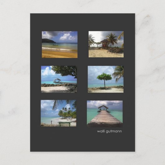 Karibiktraum Briefkaart (Voorkant)